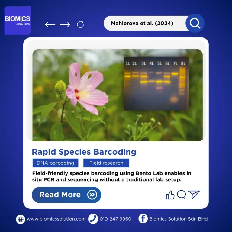 Rapid DNA Barcoding – With portable PCR workstation!